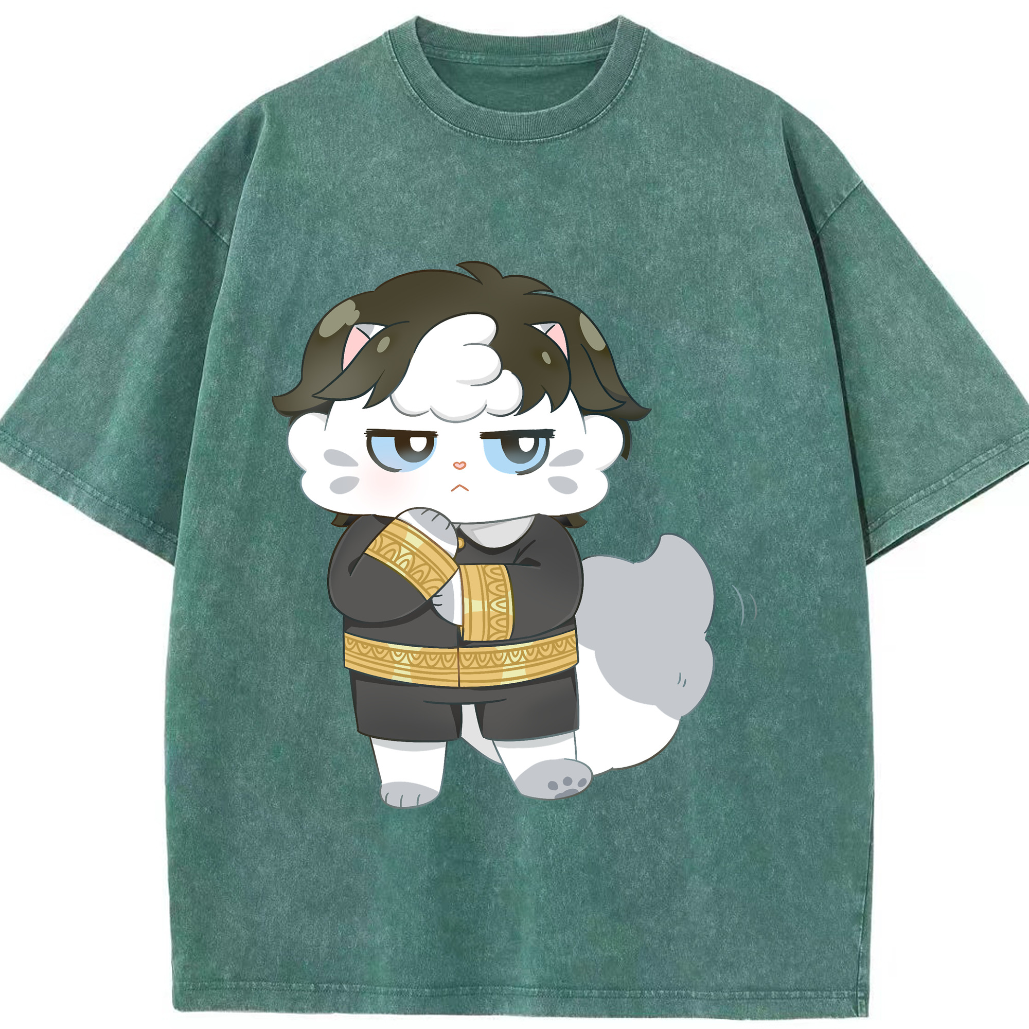 （画像用） SPY×FAMILY间谍家家酒 綿100% ヴィンテージ風 半袖Tシャツ（フロントプリント）